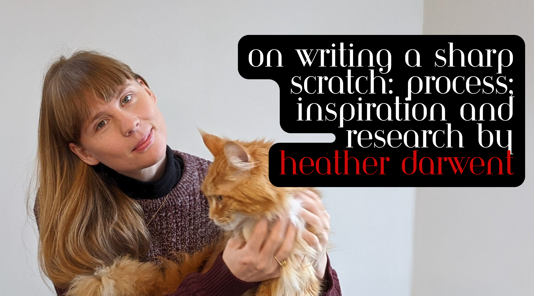 On Writing A Sharp Scratch: Process, Inspiration and Research by Heath ...