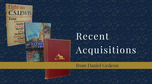 Recent Acquisitions at Goldsboro Books (April 2026)