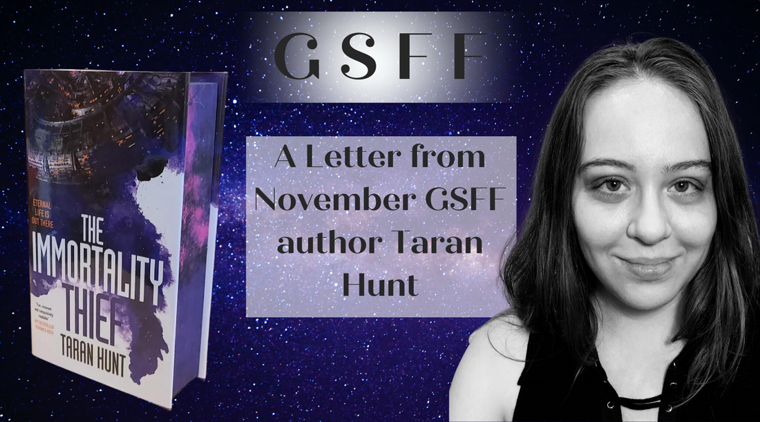 A Letter from November GSFF author Taran Hunt