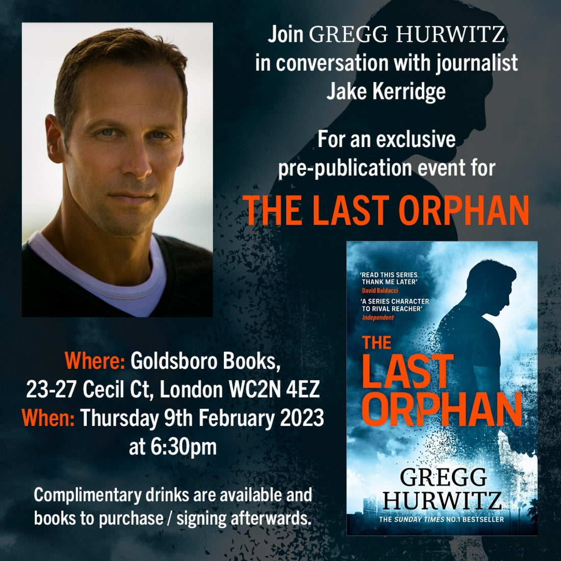 In Conversation With Gregg Hurwitz