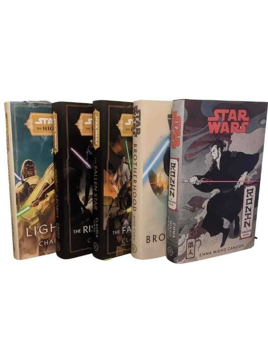 Star Wars matching numbered set x 5 - The High Republic trilogy, Brotherhood and Ronin