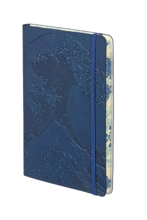 The Great Wave Notebook with Stencilled Edge