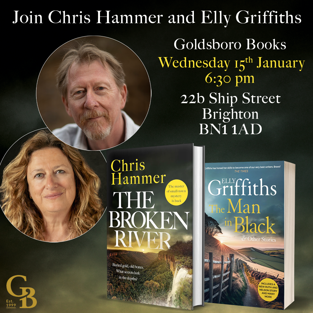 Chris Hammer and Elly Griffiths In Conversation at Goldsboro Books Brighton